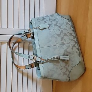 Coach Blue handbag